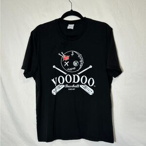 All Made Women's Athletic Organic Cotton Voodoo Baseball Tee, Size L